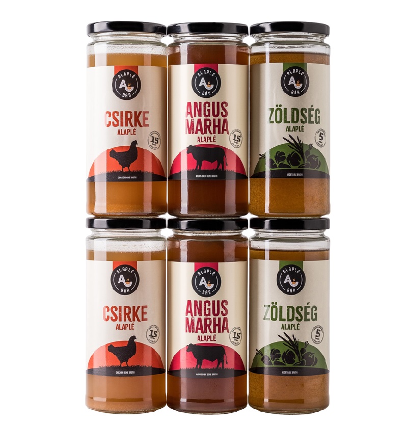 Csirke, marha, zöldség alaplé – 6×500 ml